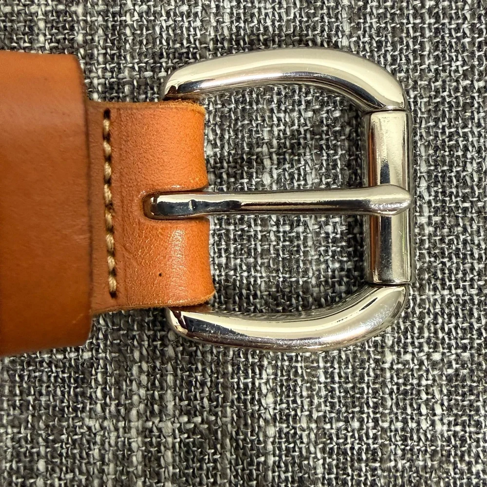 Ralph Lauren Brown Genuine Leather Belt, Size 38/40 Waist, Excellent Condition
